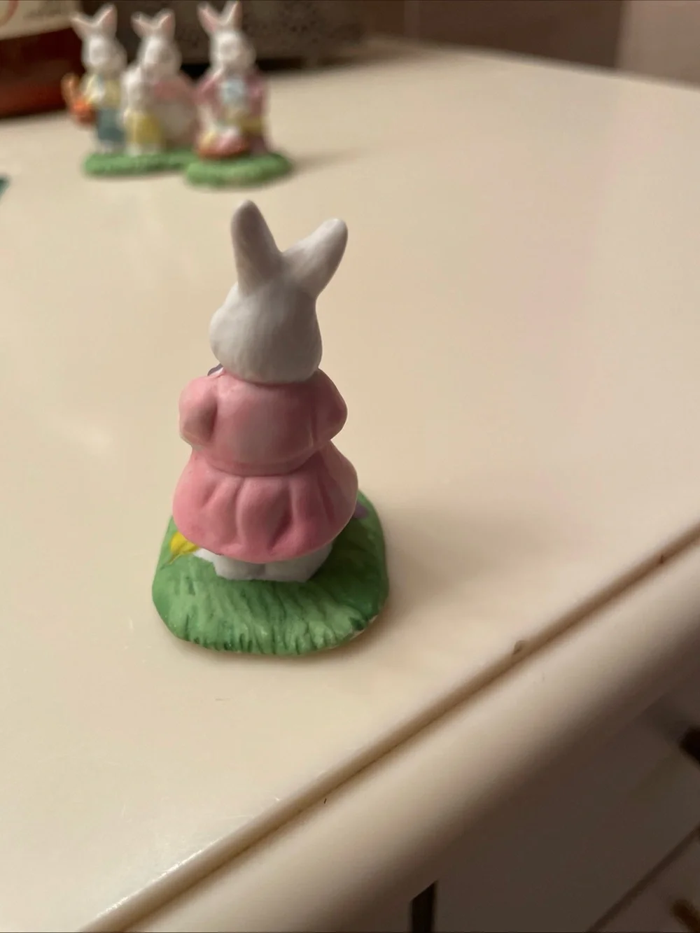 Vintage Assortment of Ceramic Easter Bunny Figurines - Set of 3